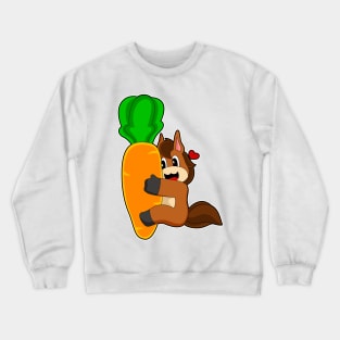 Horse Carrot Crewneck Sweatshirt